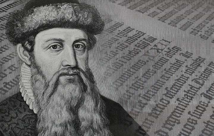 Johannes Gutenberg portrait