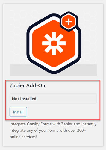 Zapier Add-On