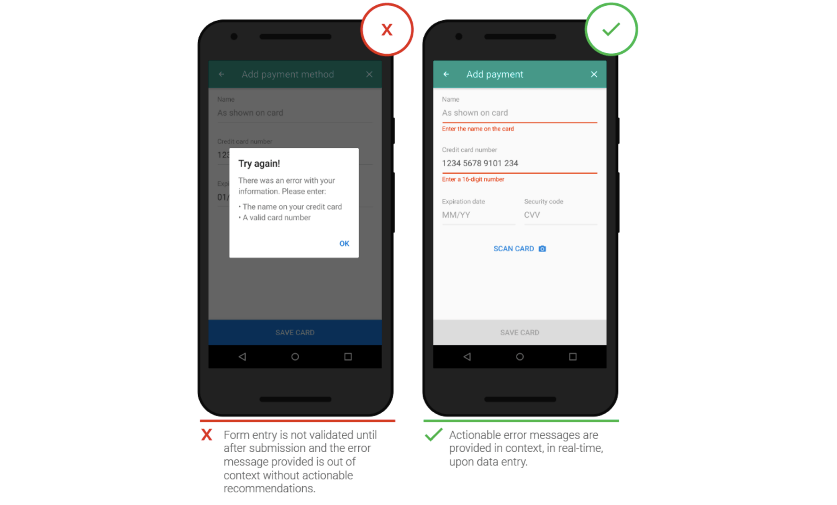 Google mobile forms