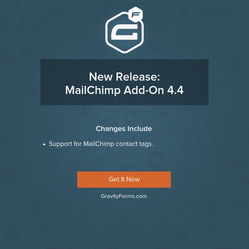 MailChimp Add-On v4.4 Released - Gravity Forms