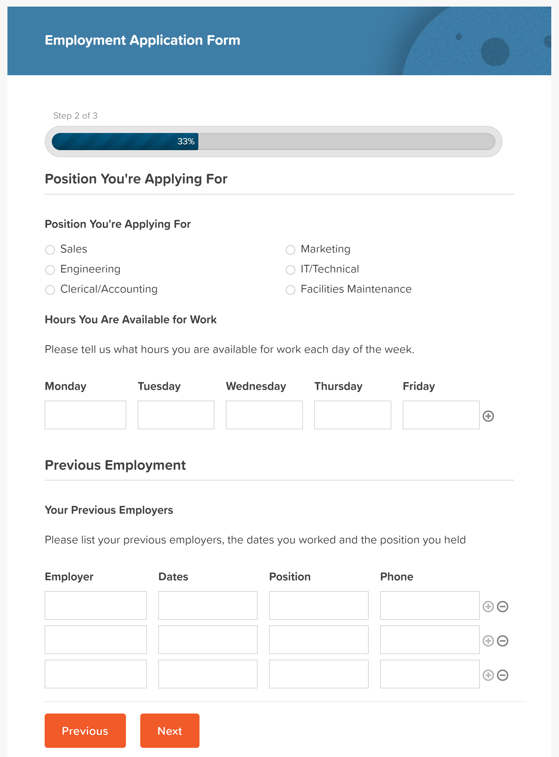 Starter Guide How To Create A Job Application Form In Wordpress Job Application Forms 2 4495