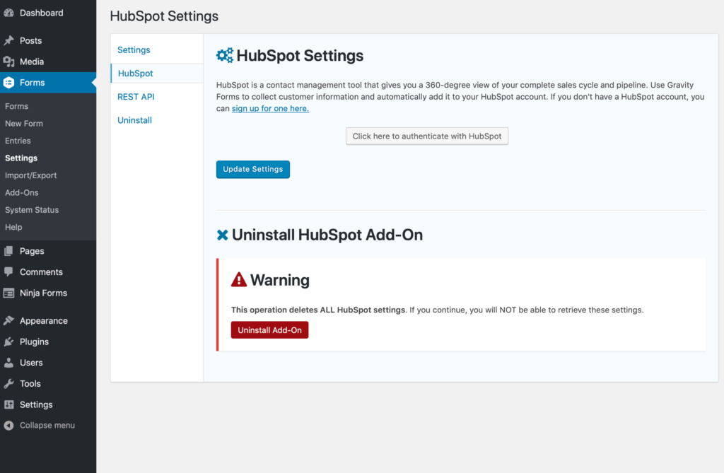 Gravity_Forms_create_HubSpot_Account_1020_authenticate