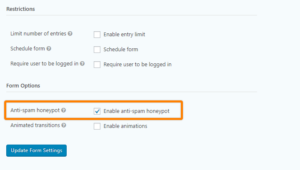 How to Reduce Spam Form Entries