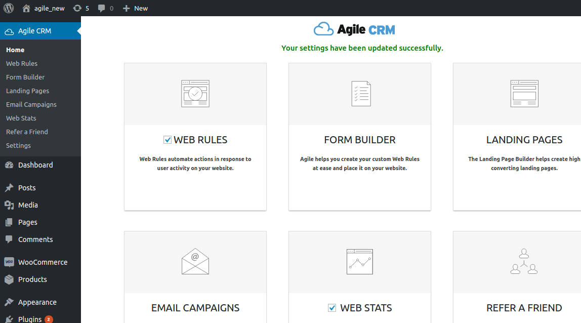 Best CRMs to Use With WordPress: Agile CRM
