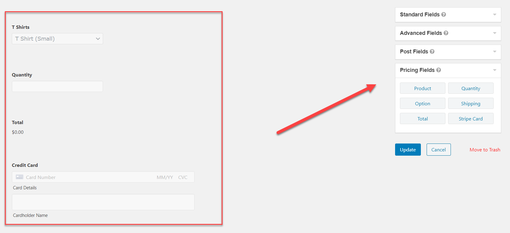 Gravity Forms - Pricing Fields