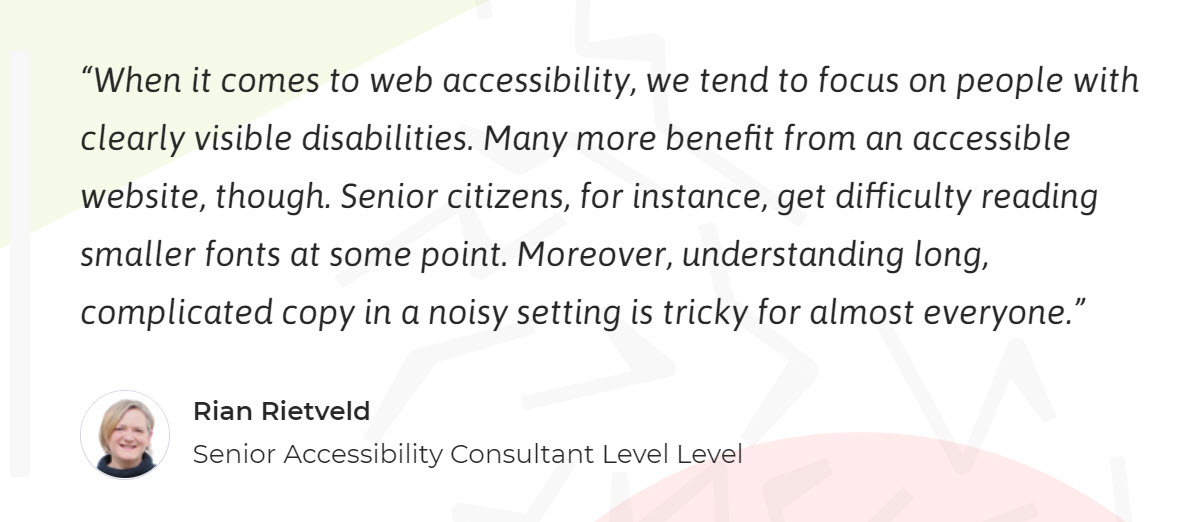 Web Accessibility Level Level