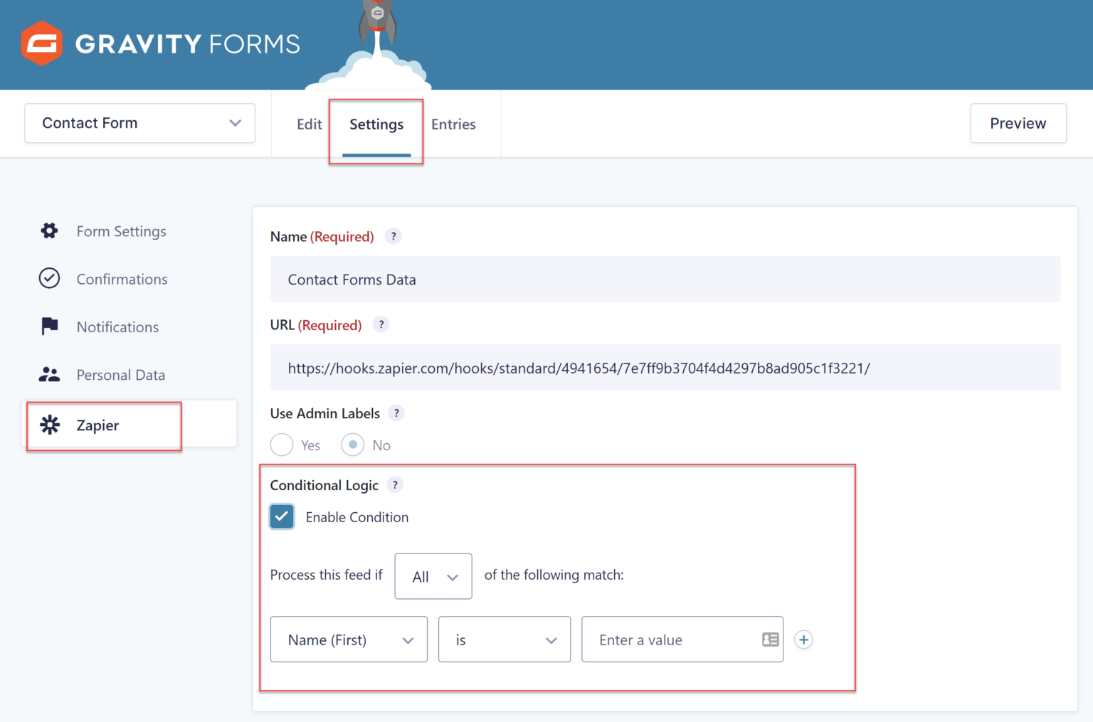 Gravity Forms to Google Sheets Using Zapier Integration