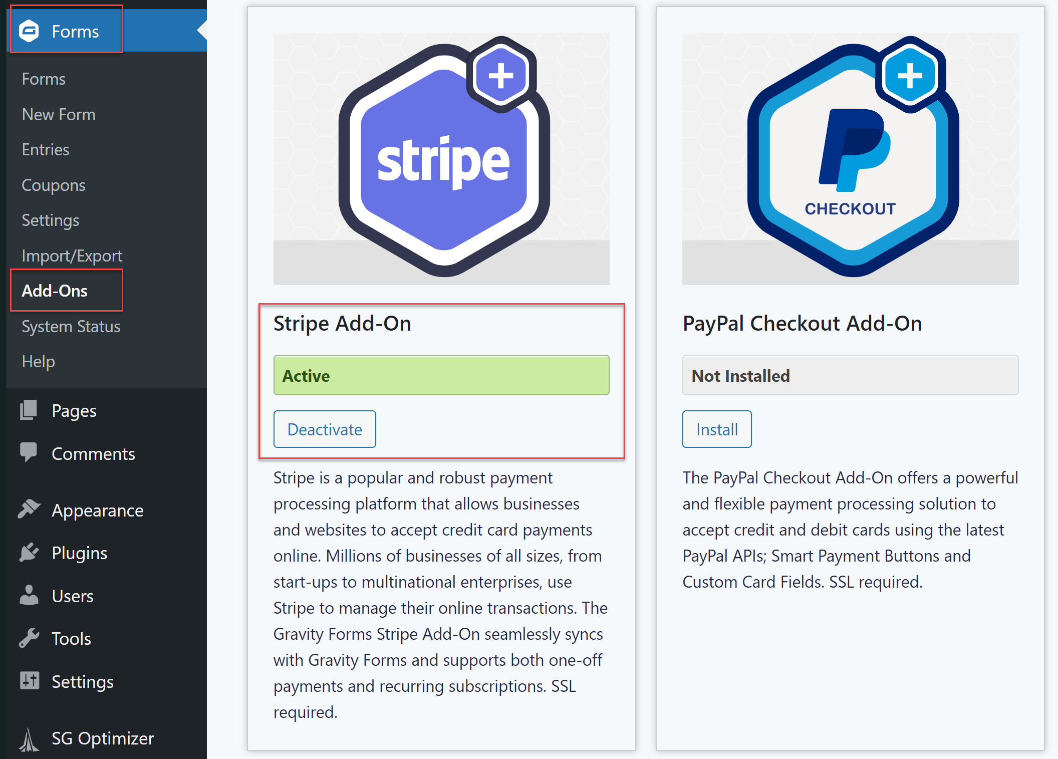 Stripe Subscriptions with Gravity Forms