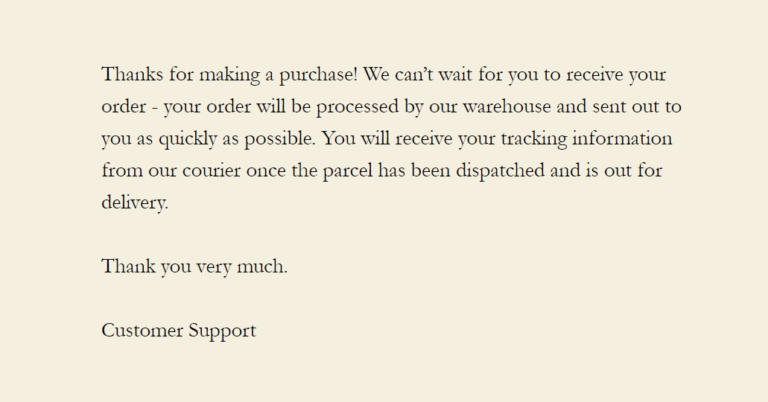How to… Configure a Custom Confirmation Message
