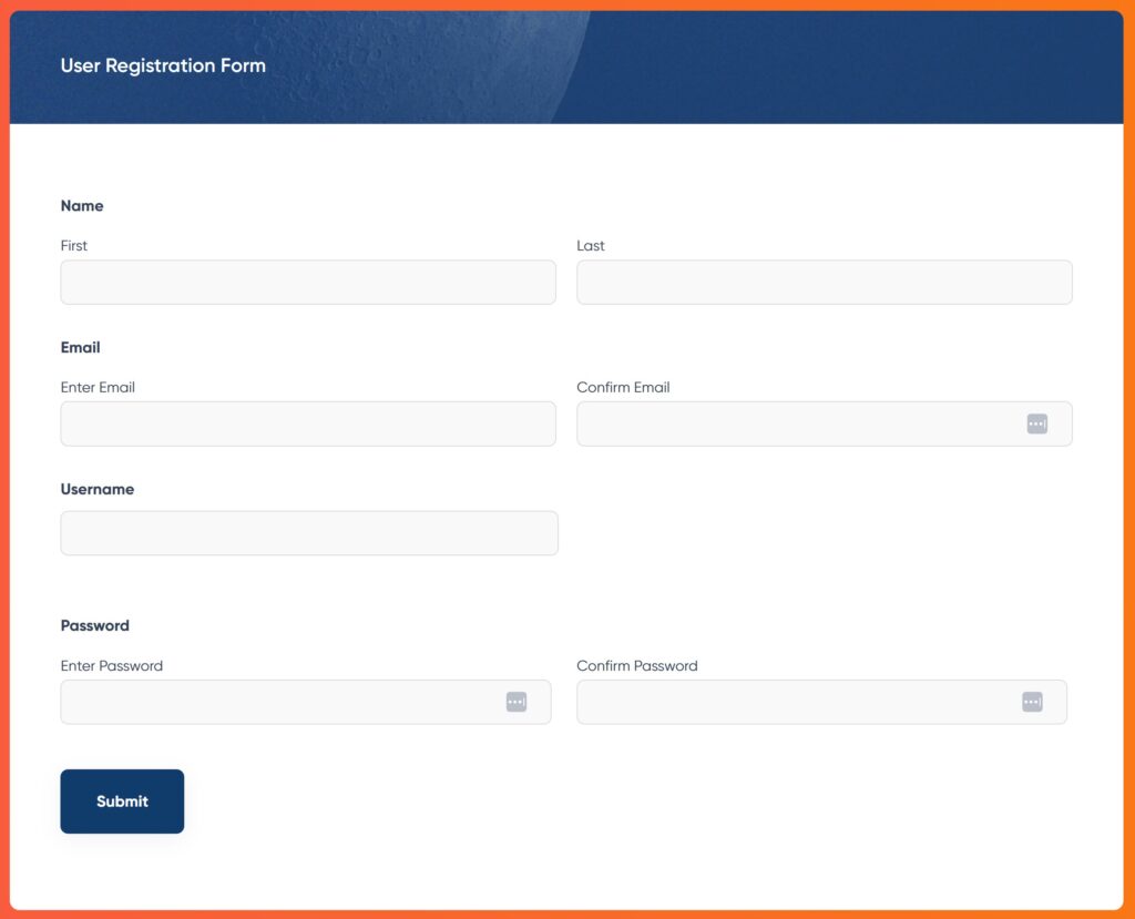 User Registration Form