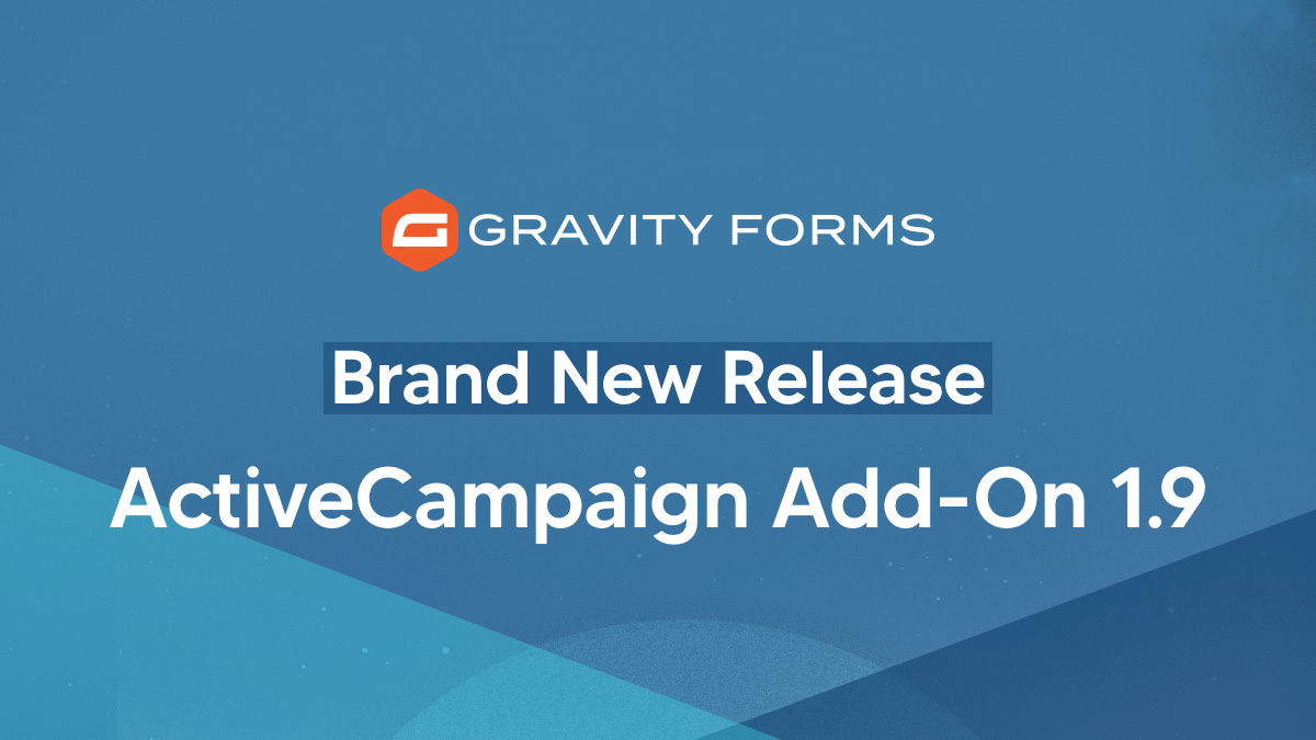 ActiveCampaign Add-On 1.9
