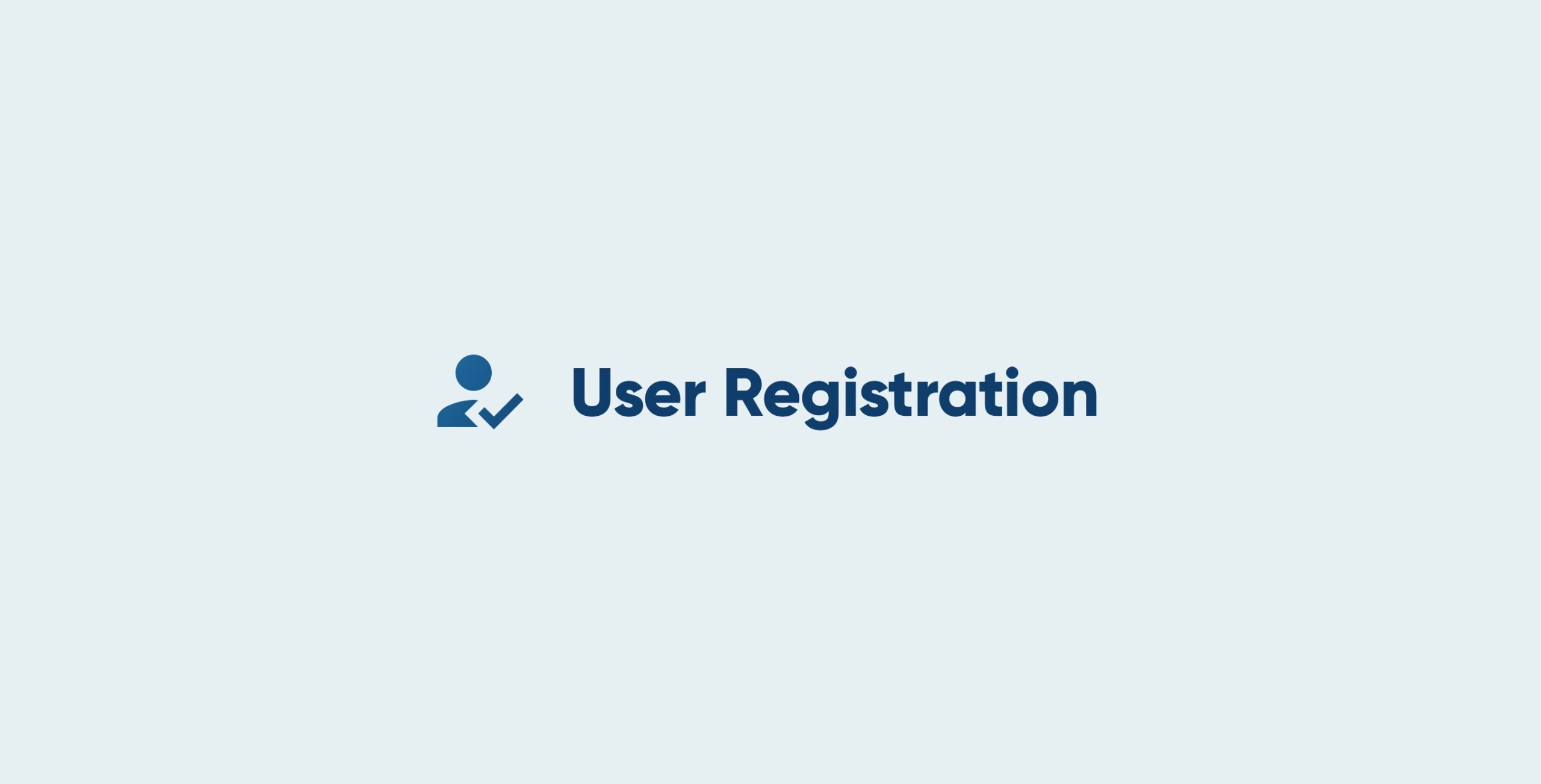 User Registration