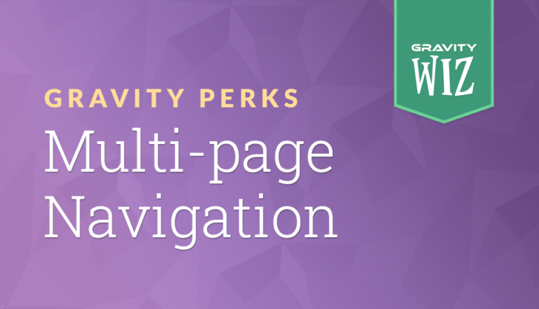 Multi-Page Navigation