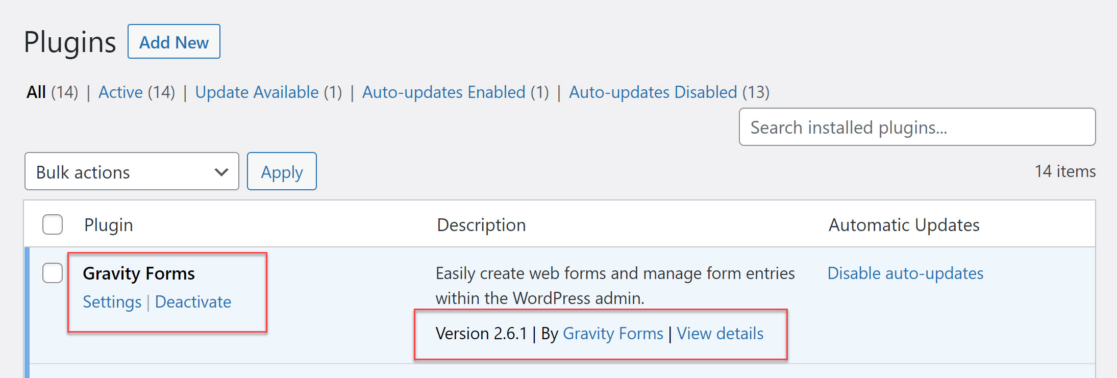 Gravity Forms Update Entry