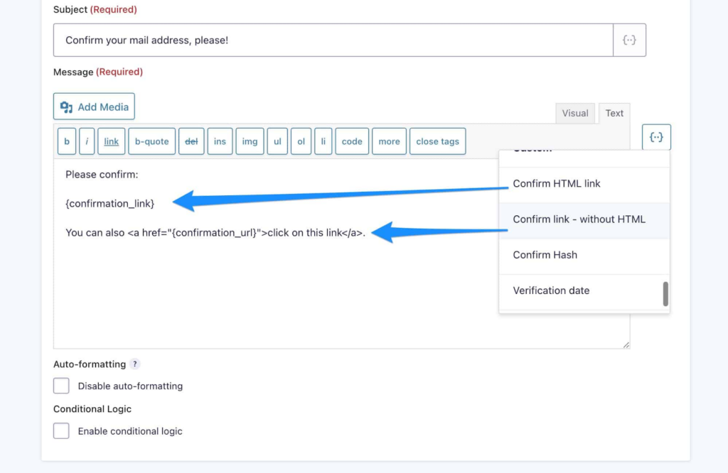 Verify Email Addresses with Double Opt In for Gravity Forms