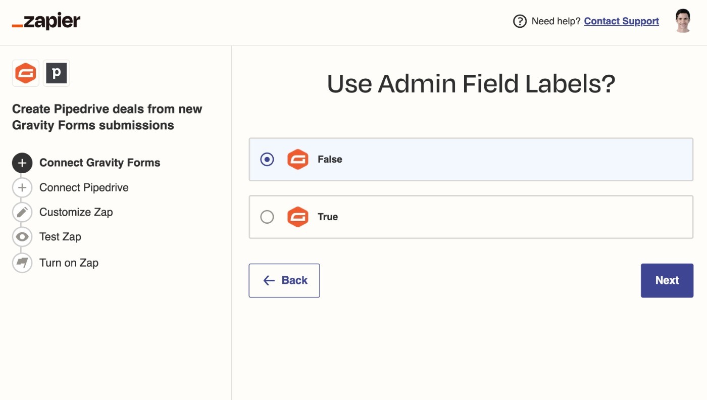 Use admin field labels