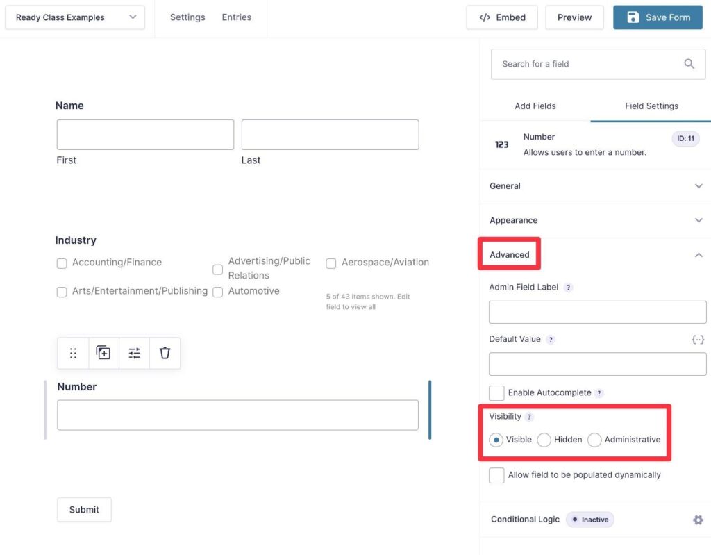 CSS Ready Classes Gravity Forms Blog
