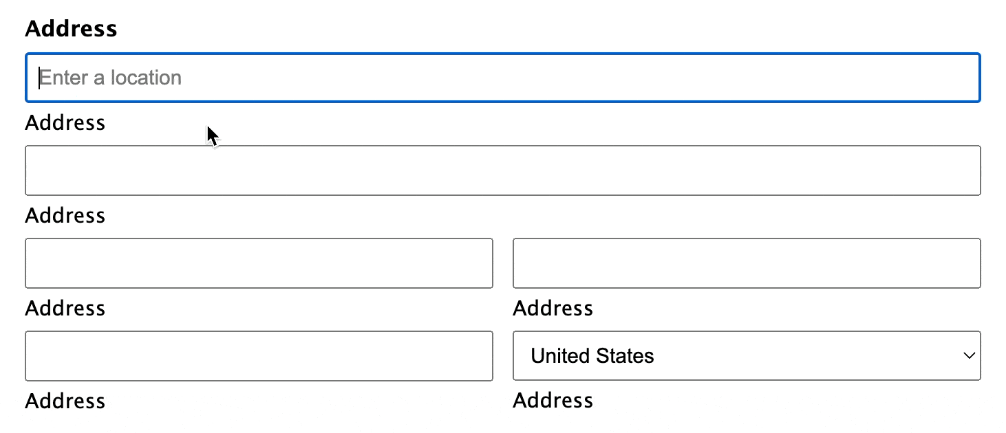 address-autocomplete