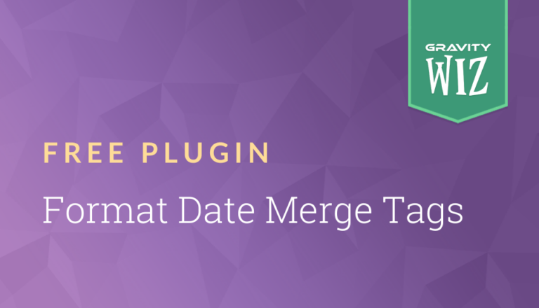 Format Date Merge Tags