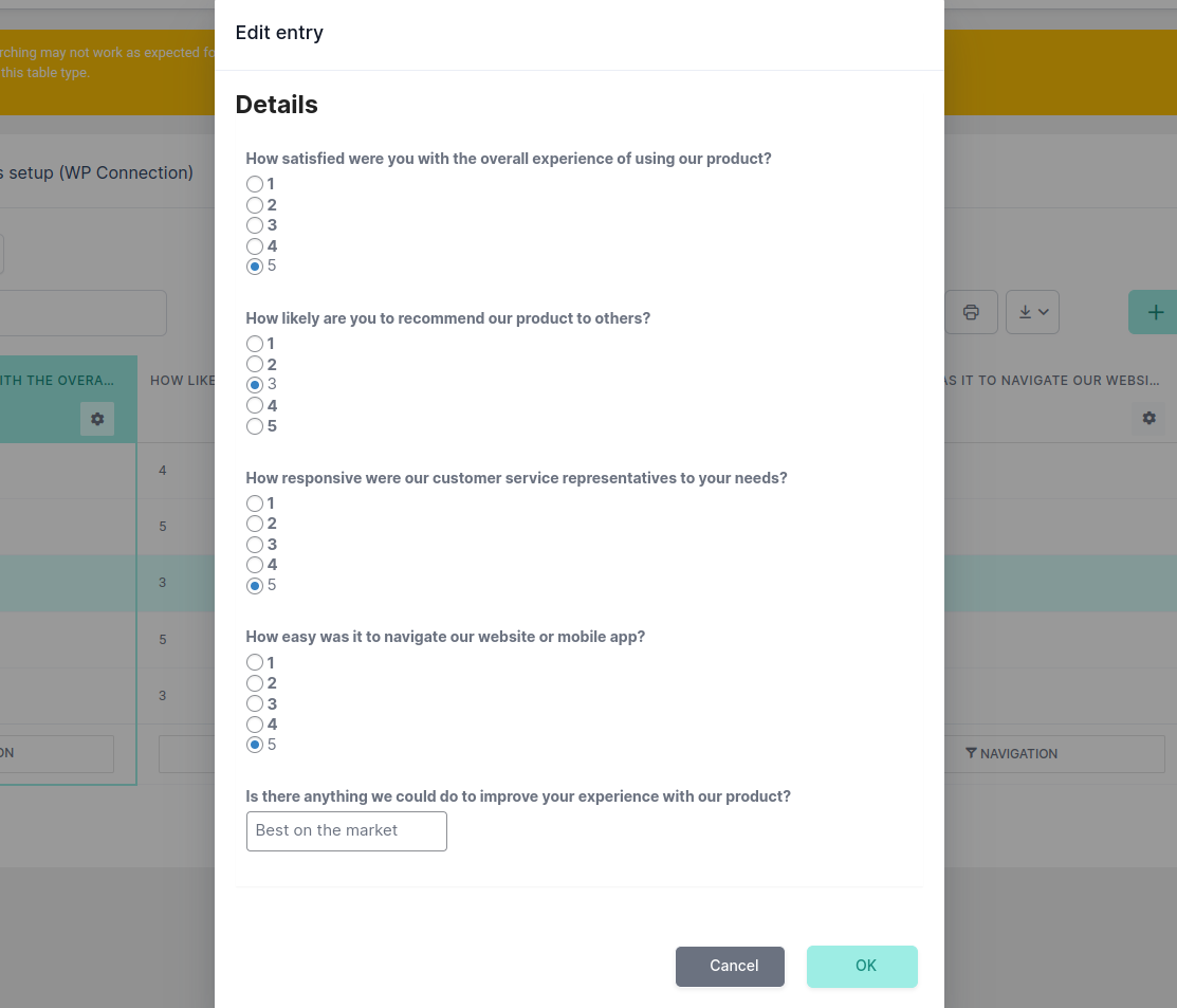 wpDataTables Add-On