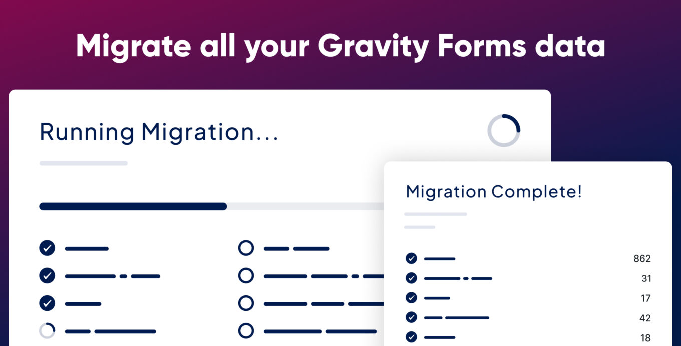 GravityMigrate: Migrate Gravity Forms data