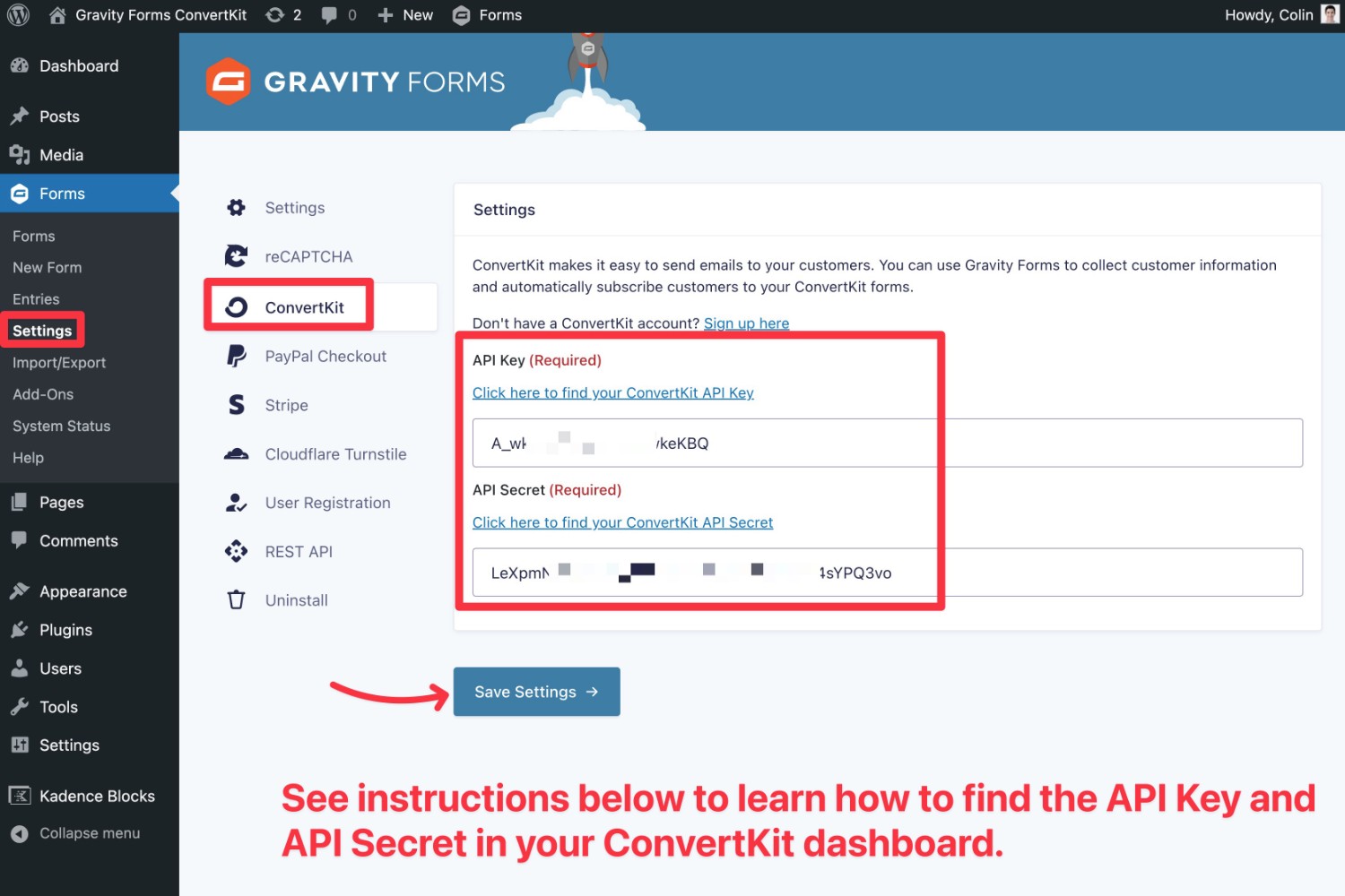 Connect Gravity Forms to ConvertKit