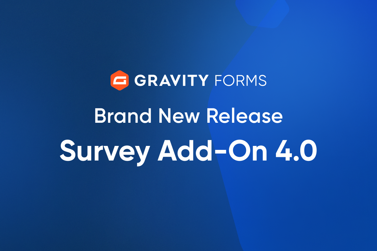 Gravity Forms Survey Add-On 4.0 Update