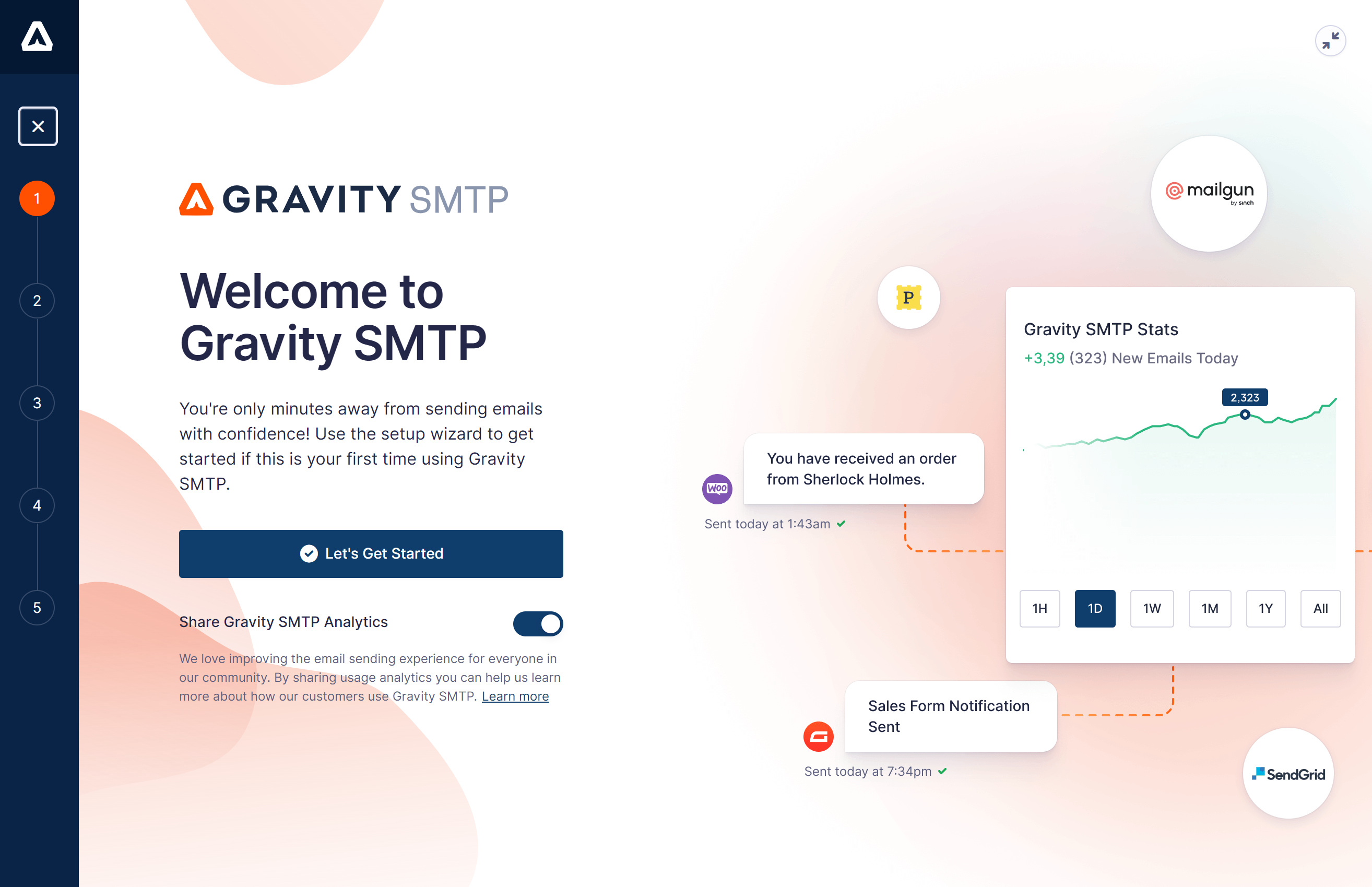 Gravity SMTP Get Started