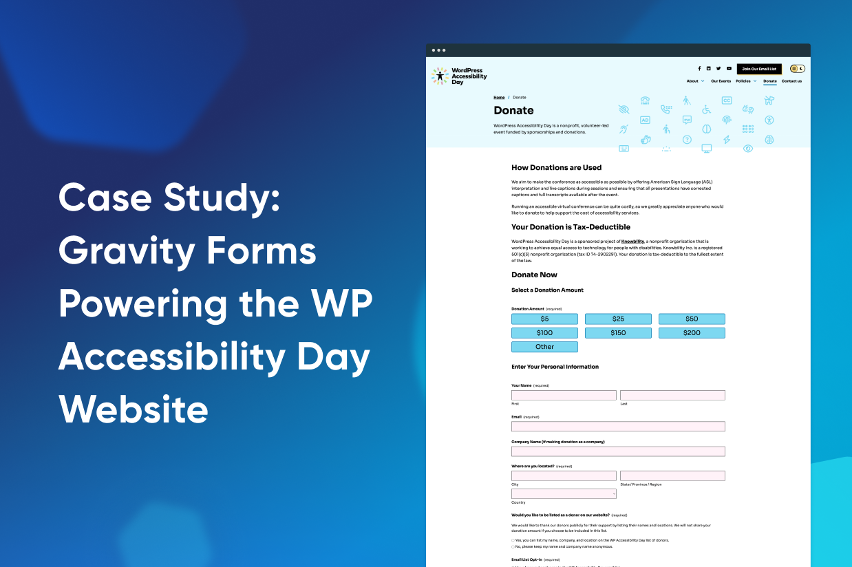 Blog - Case Study_ Gravity Forms Powering the WP Accessibility Day Website