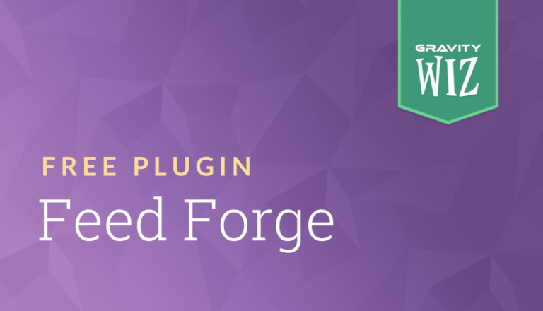 Feed Forge — Free Plugin