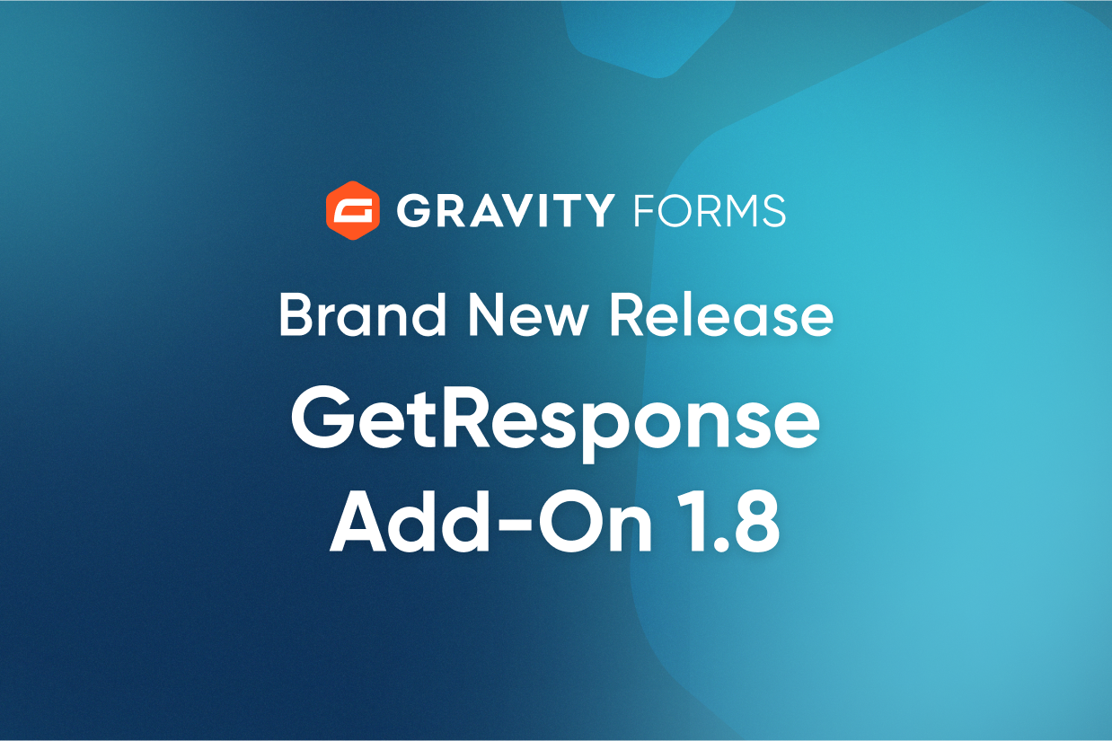 Brand New Release- GetResponse Add-On 1.8