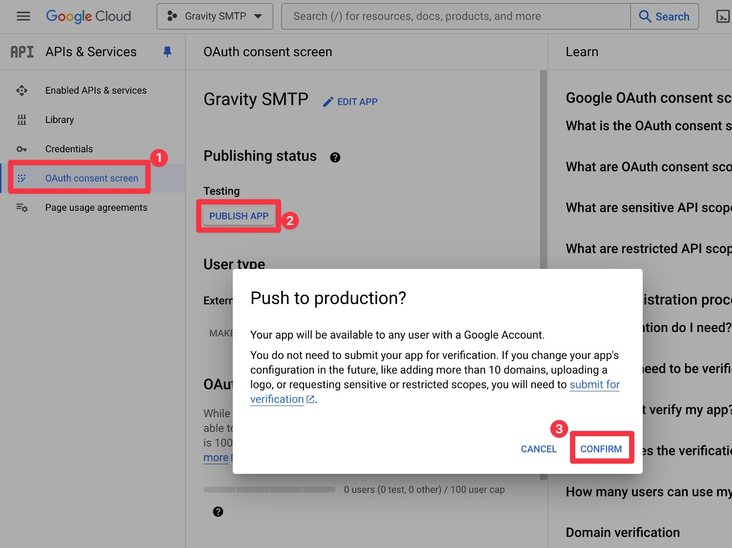 Enable production mode