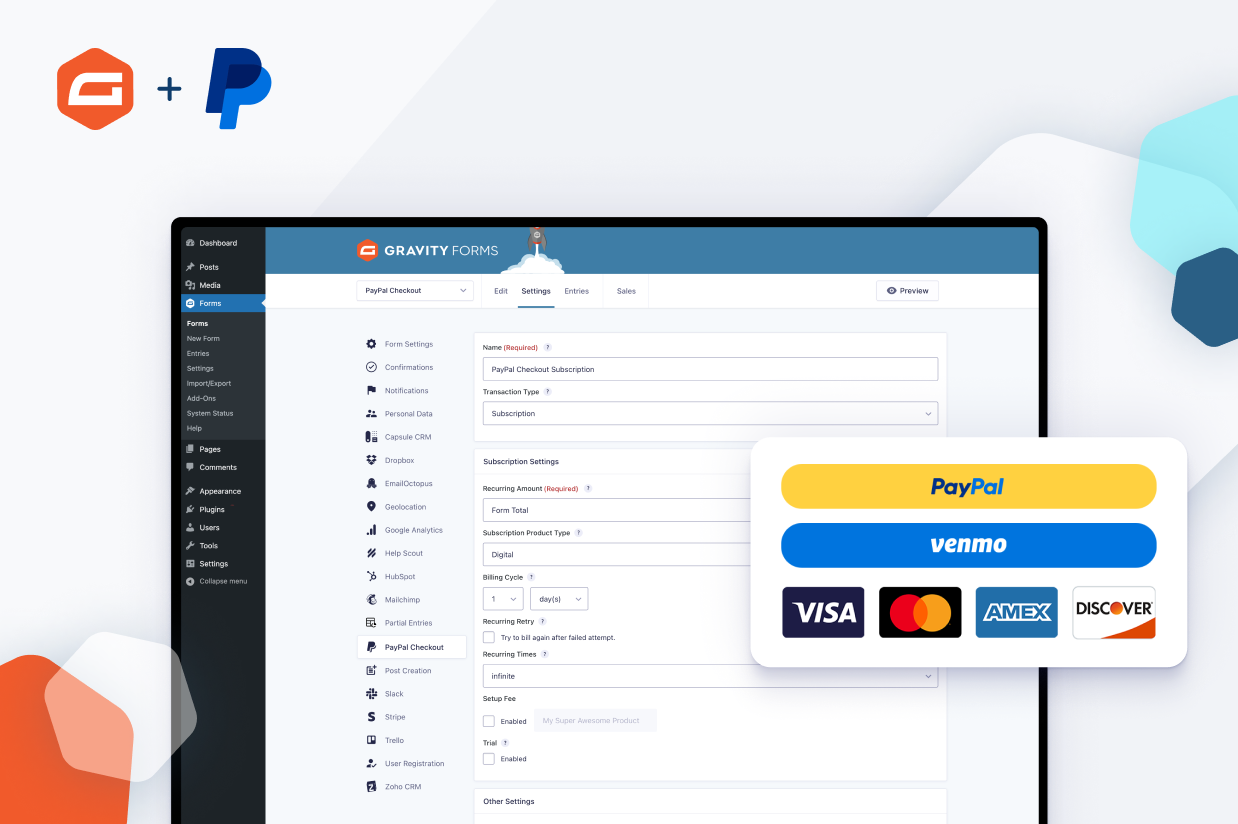 How to Accept Recurring Subscriptions on WordPress with PayPal and Gravity Forms