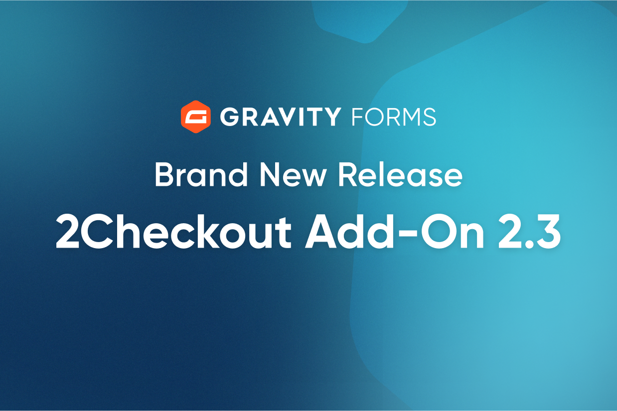 Brand New Release-2Checkout Add-On 2.3