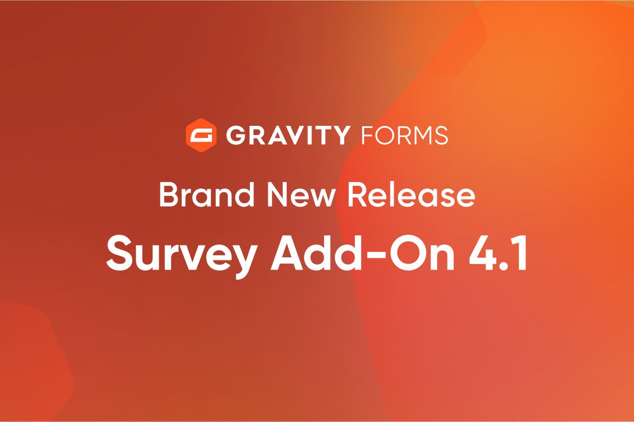 Brand New Release-Survey Add-On 4.1