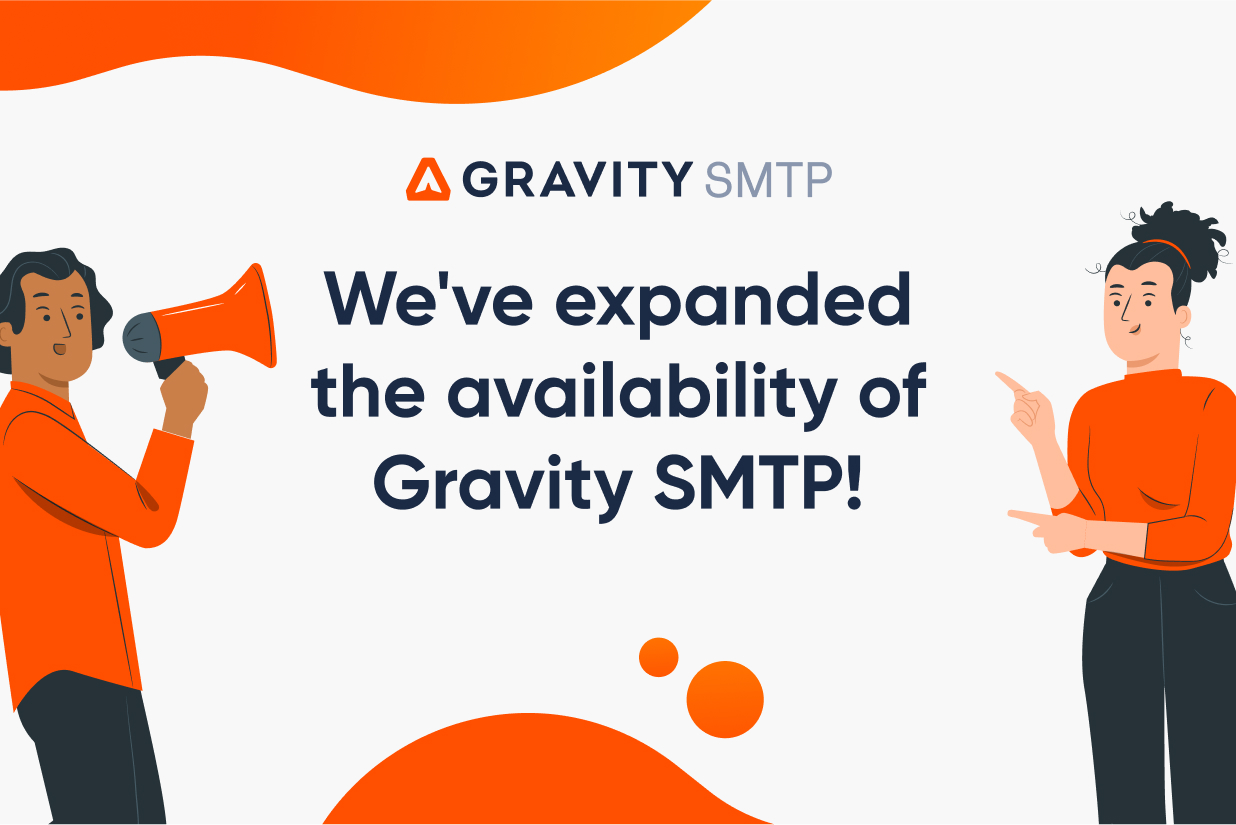 Brand New Release - We've expanded the availability of Gravity SMTP