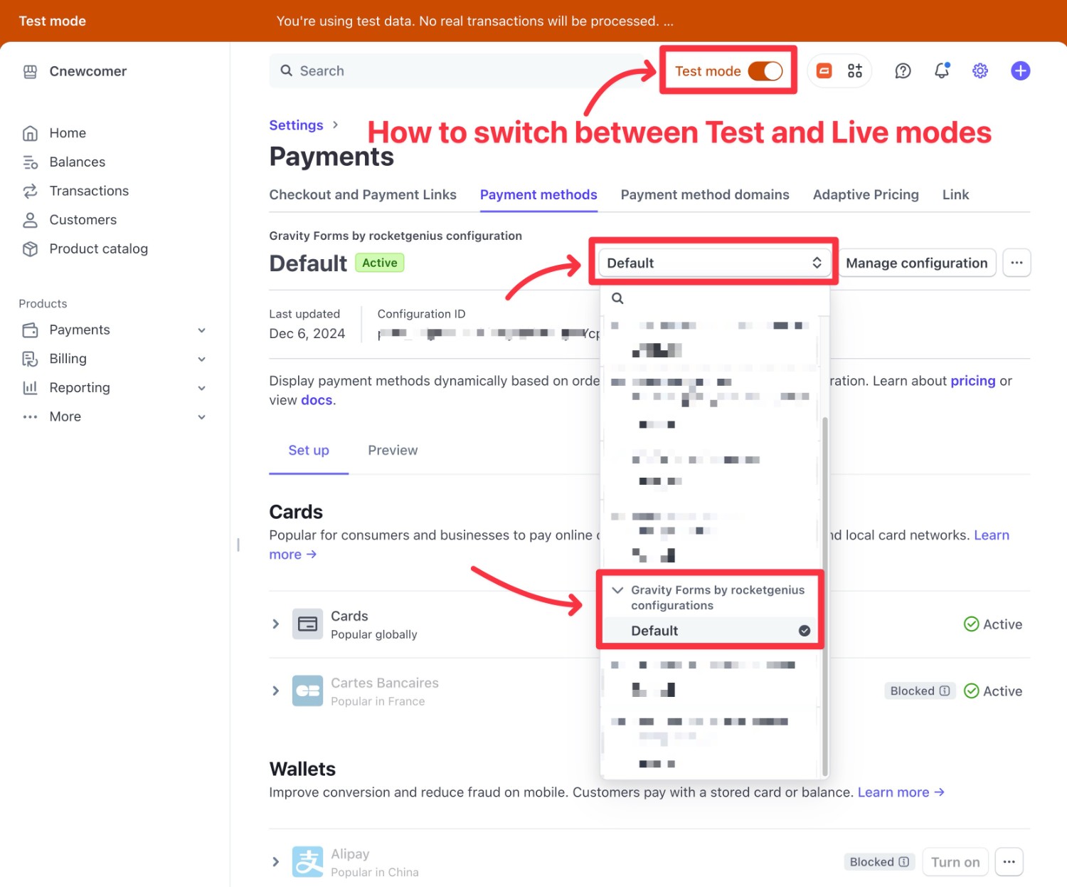 How to enable iDEAL in your Stripe dashboard