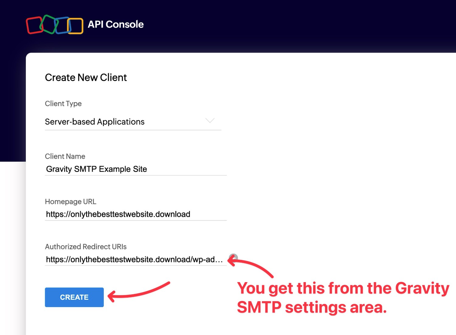 Configure Zoho Mail app