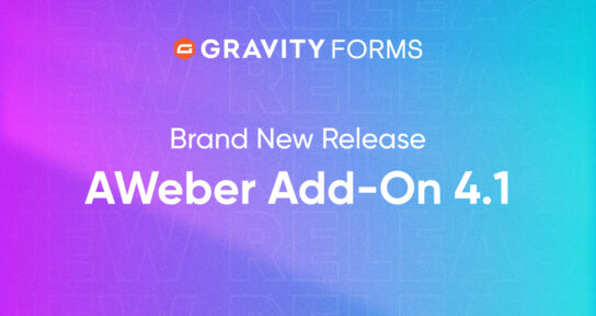 Brand New Release AWeber Add-On 4.1