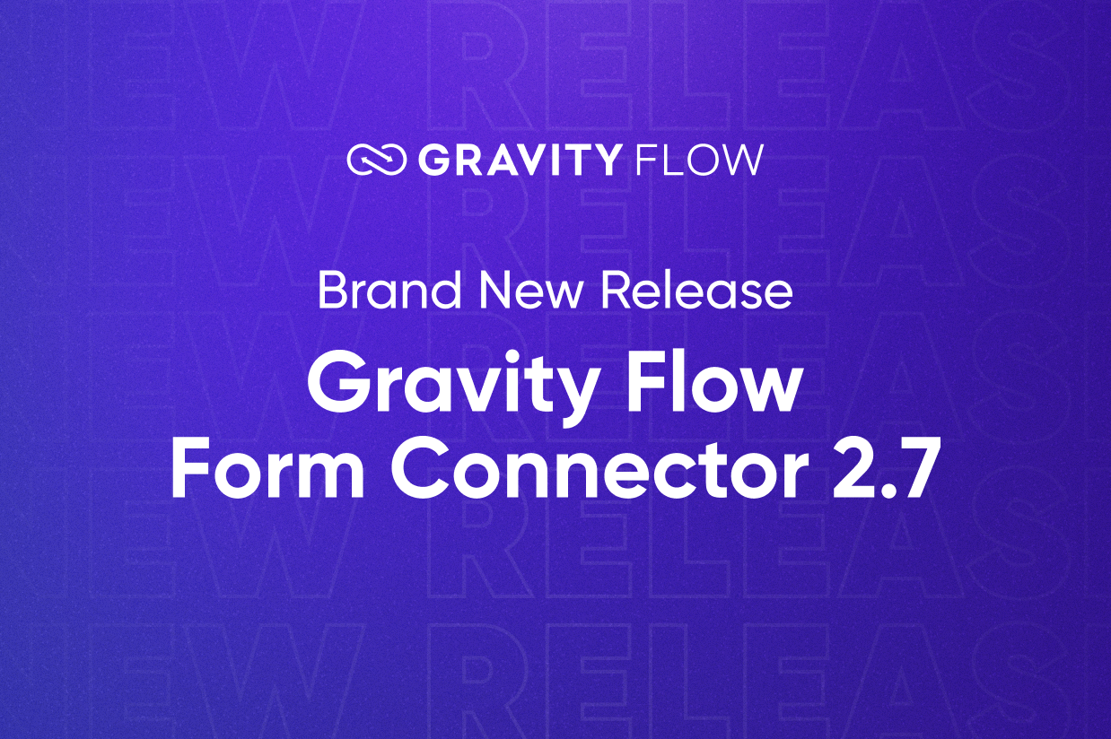 Brand New Release Gravity Flow Form Connector 2.7