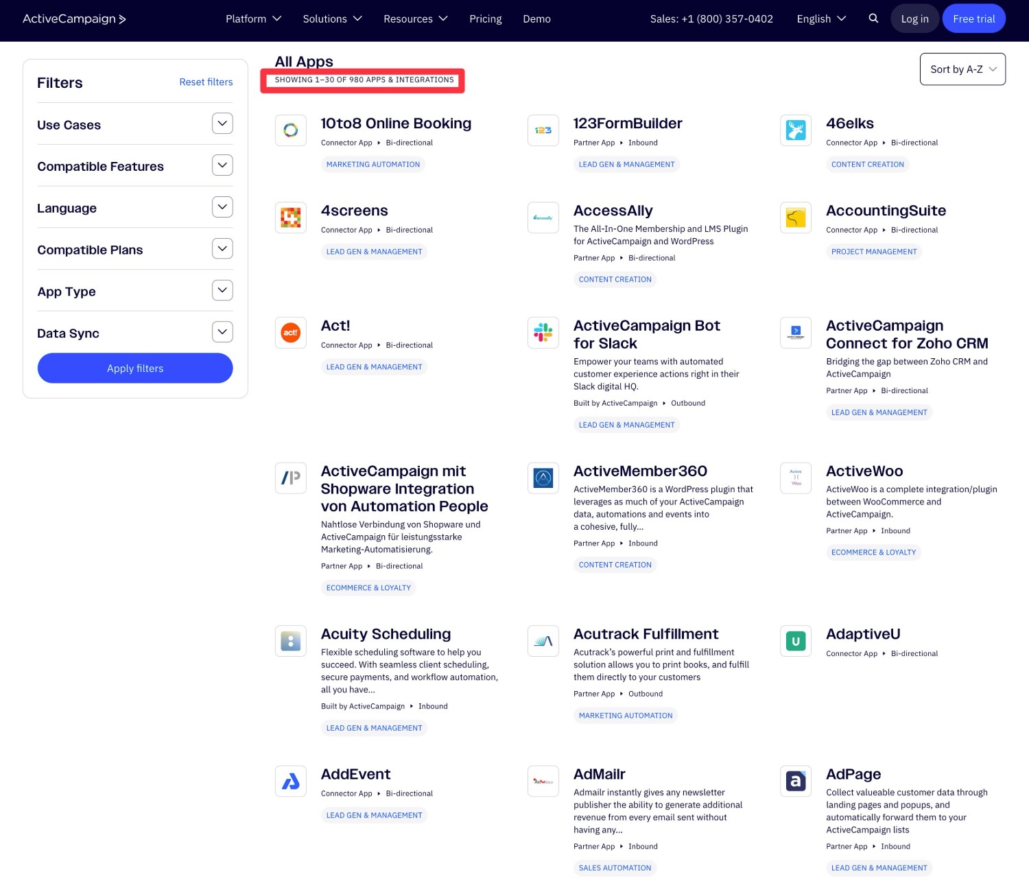 ActiveCampaign integrations