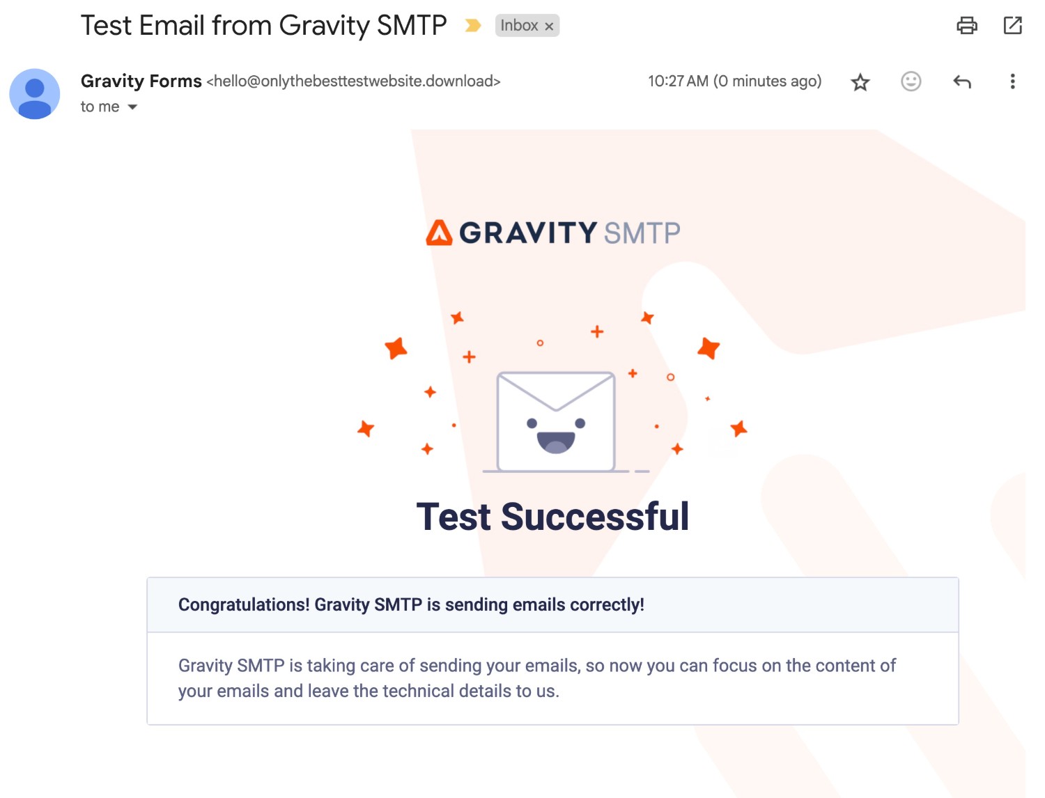 Test email