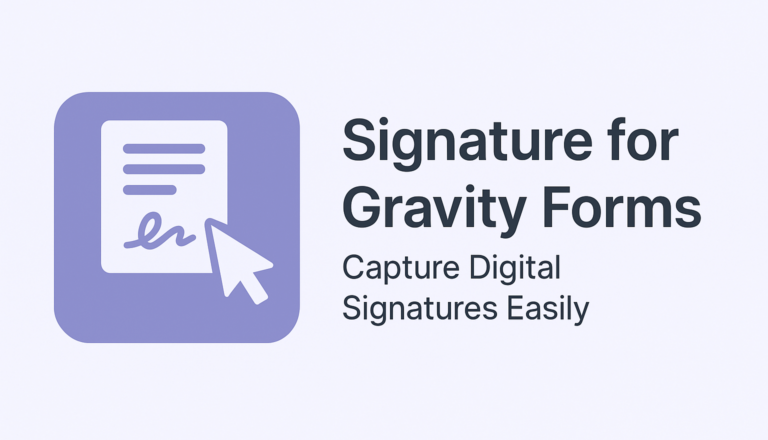 Signature for Gravity Forms