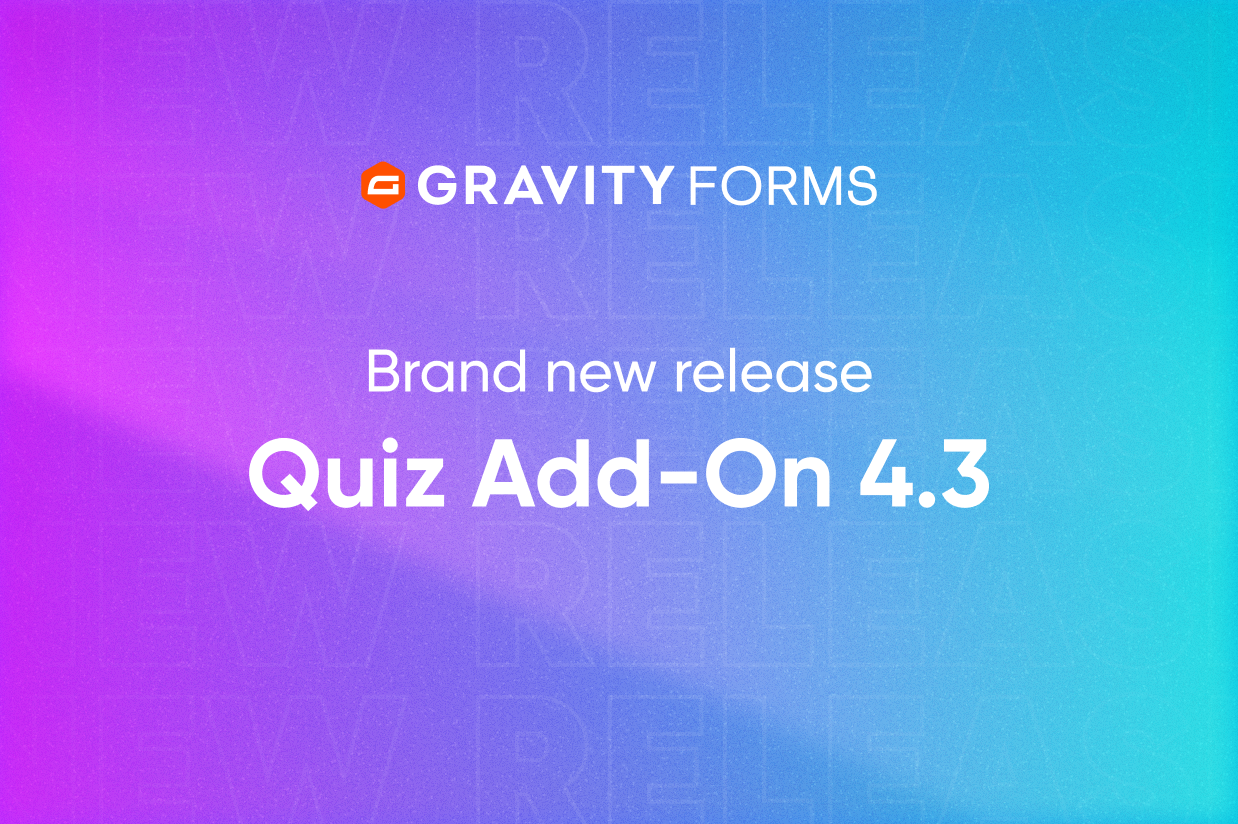Blog - Brand New Release Quiz Add-On 4.3