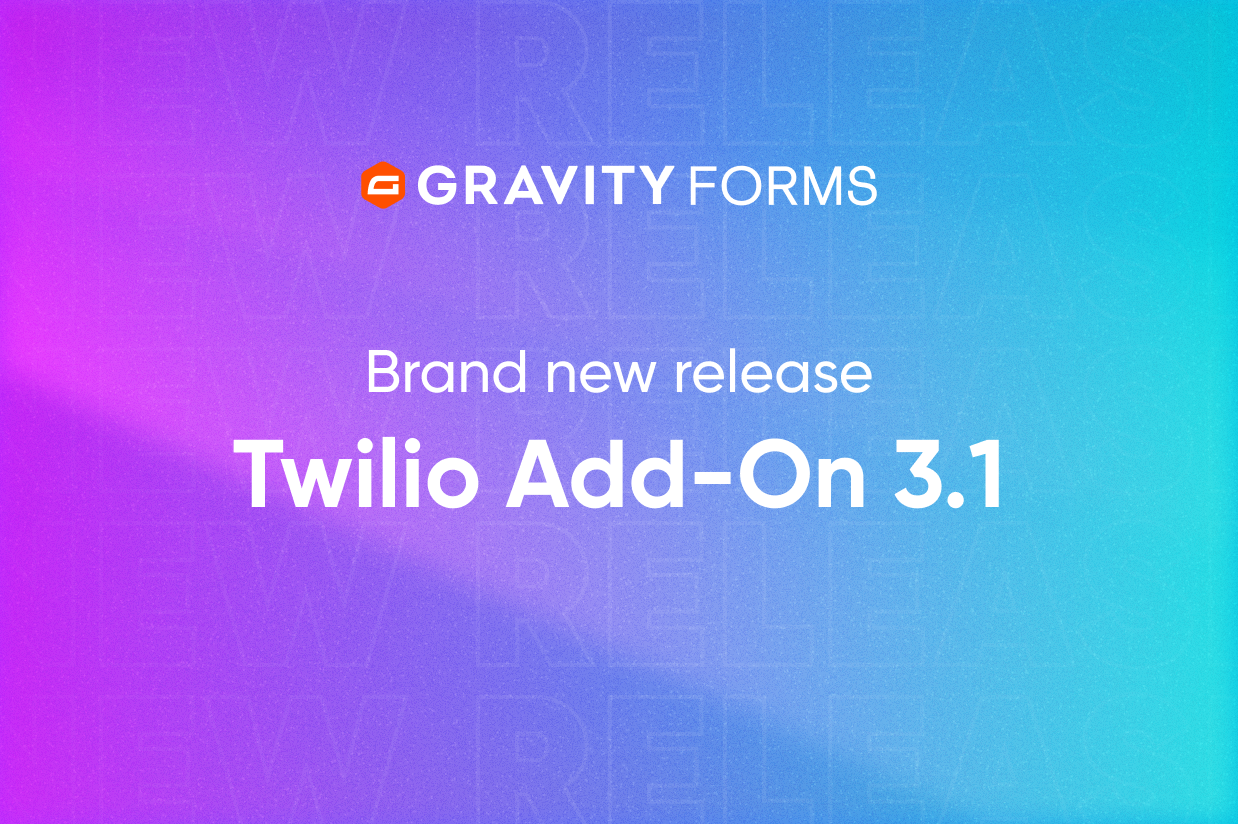 Blog - Brand new release Twilio Add-On 3.1