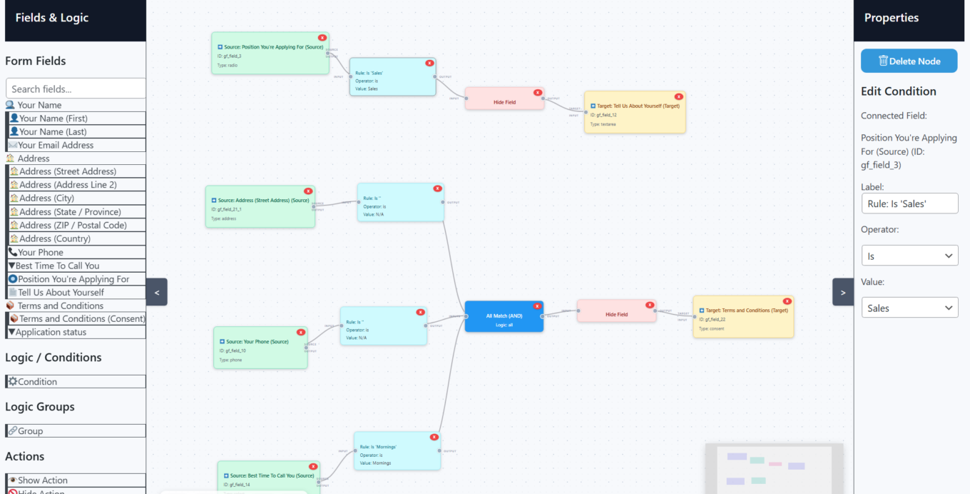 Visual Logic Builder