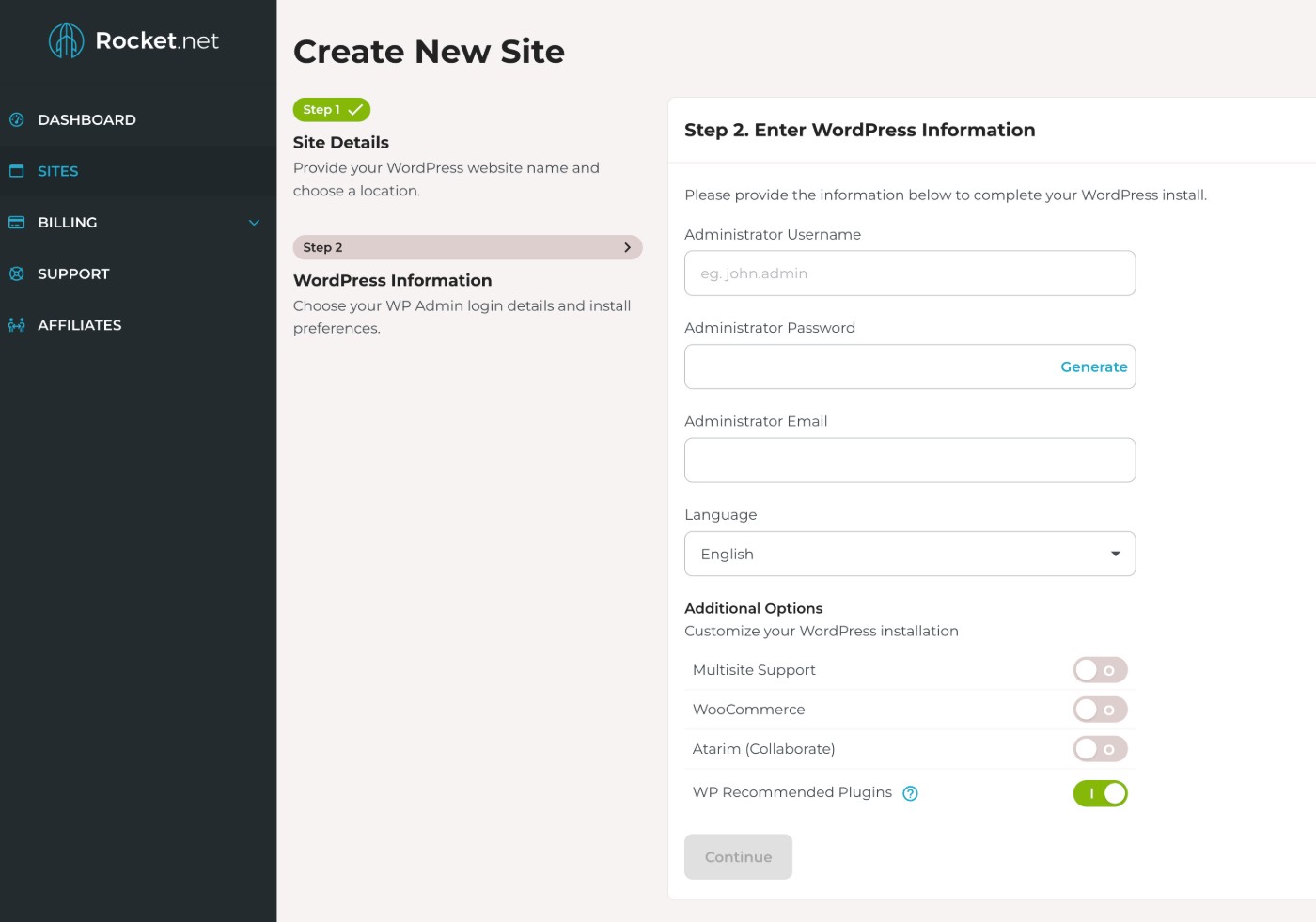 How to install WordPress