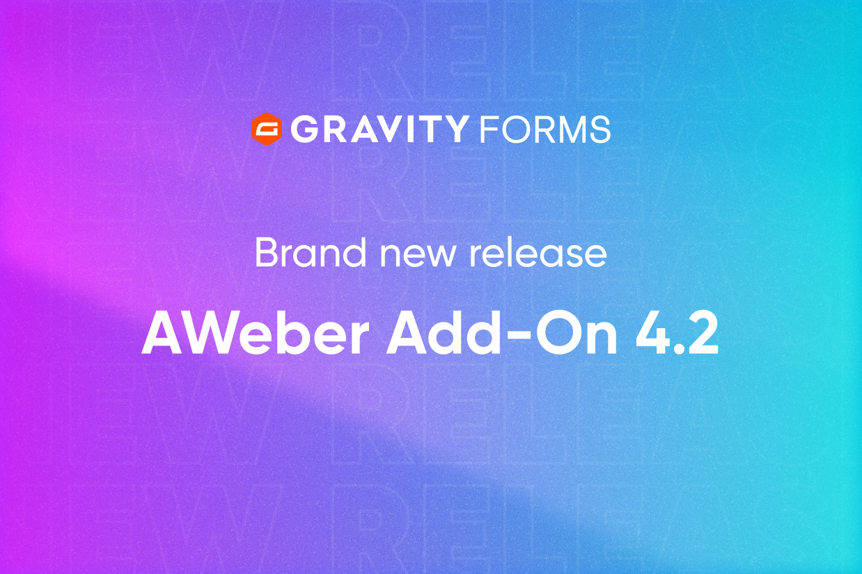 Blog - Brand new release AWeber Add-On 4.2
