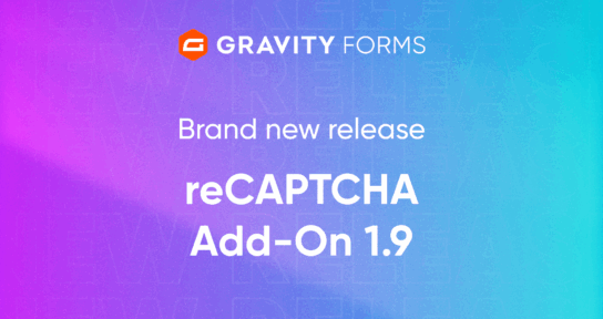 Brand new release reCAPTCHA Add-On 1.9