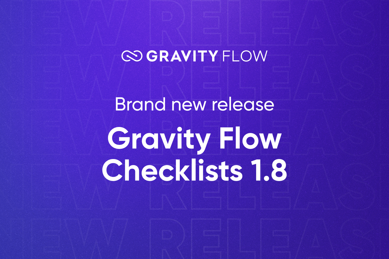 Gravity Flow Checklists 1.8